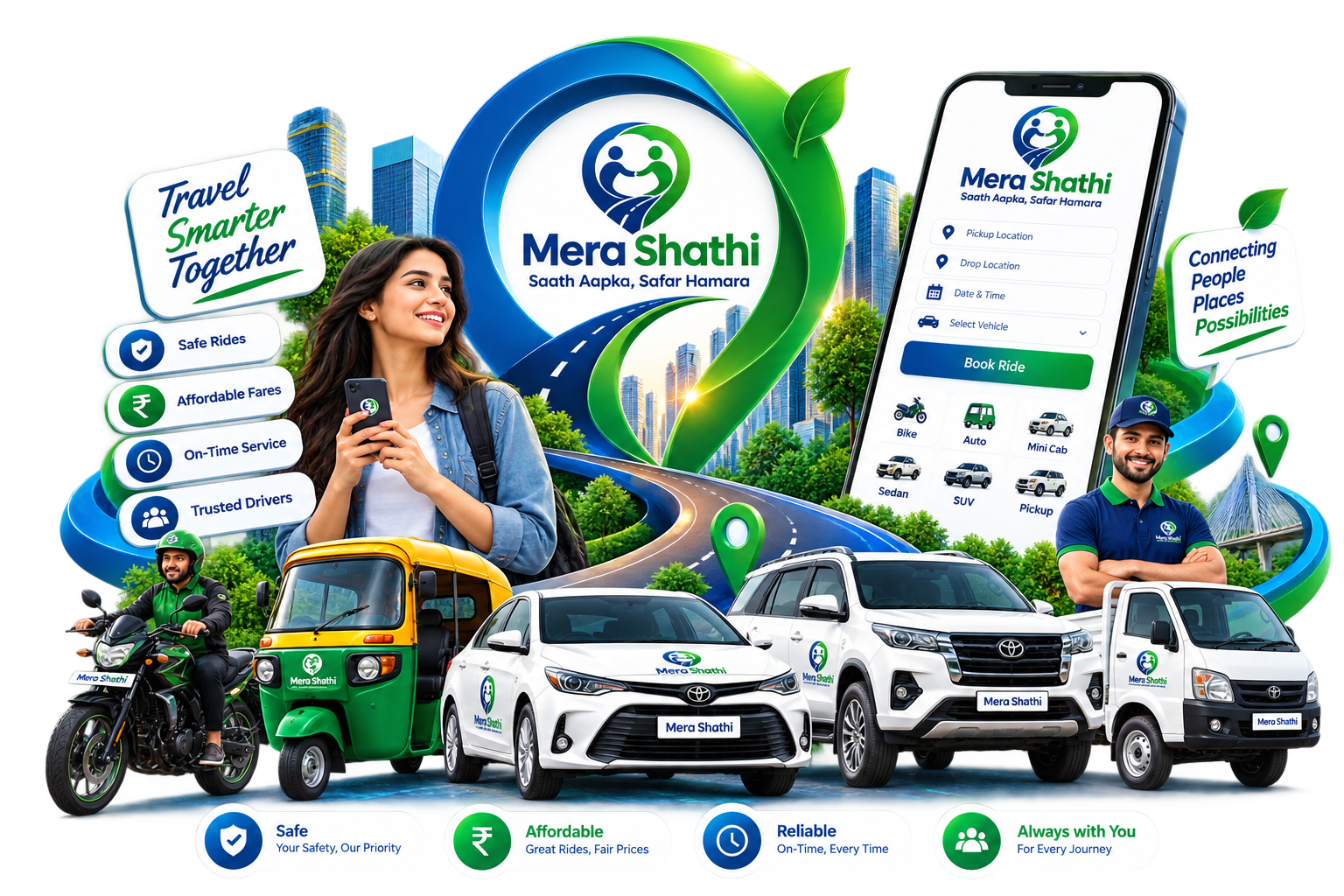 Mera Shathi transportation service